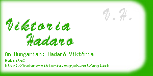 viktoria hadaro business card